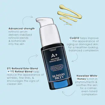 Sunday Riley A+ High-Dose Retinol Serum