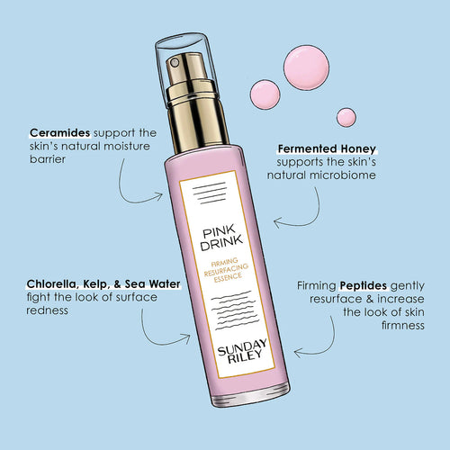 Sunday Riley Pink Drink Firming Resurfacing Peptide Face Mist