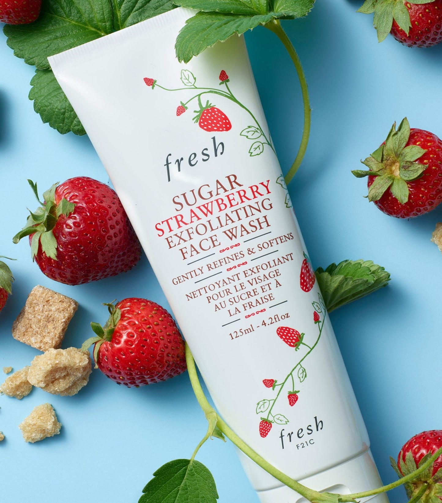 Sugar Strawberry Exfoliating Face Wash