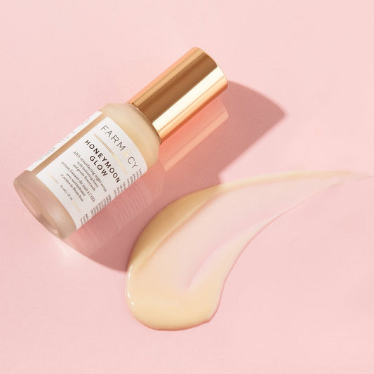 Farmacy HONEYMOON GLOW AHA Resurfacing Night Serum with Hydrating Honey + Gentle Flower Acids