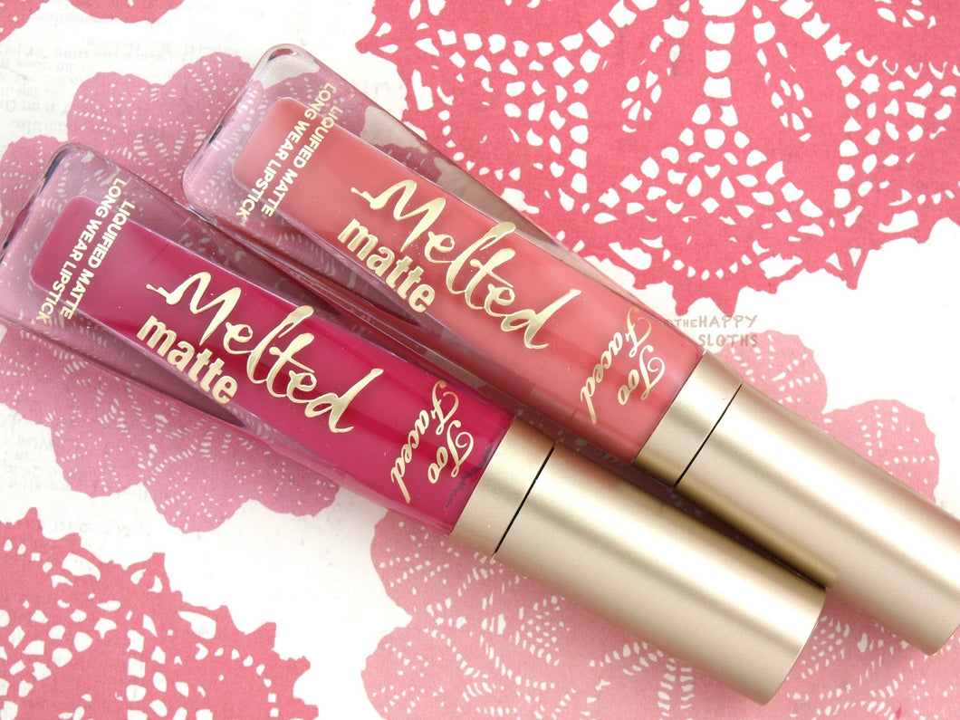 Too Faced Melted Matte Liquid Lipsticks